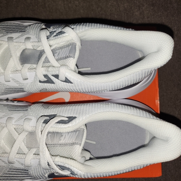 Nike Precision V White Cool Grey Mens size 9 1/2 size 10 - Picture 5 of 6